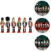 KURŞUN ASKER AHŞAP DEKORATİF EŞYA (6lı SET 13CM)