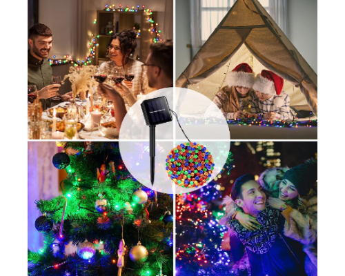 11m 100 Led RGB SOLAR MZ-141