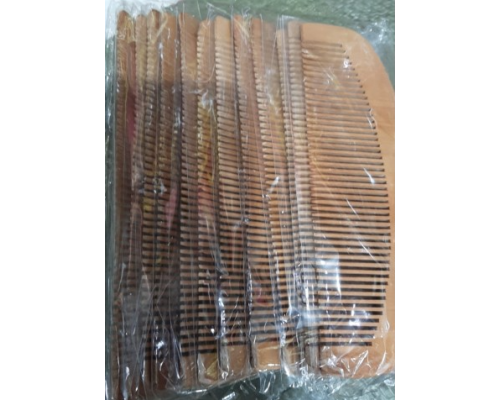 Ahşap Tarak 12'li Paket Dar Dişli OVAL