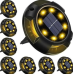 4'lü Solar Panelli Kazıklı Zemin Solar Ledi 8+4 Led GÜN IŞIĞI