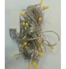 10m 100 Led Damla Uçlu Led Işık Gün Işığı Şeffaf Kablo