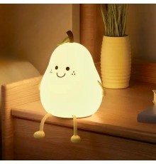 Armut Şekilli Renk Değiştirebilen Dokunmatik Gece Lambası MZ-N31