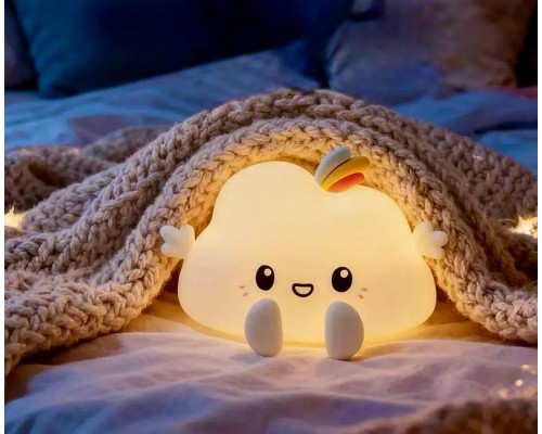 Bulut Şekilli Renk Değiştirebilen Dokunmatik Gece Lambası MZ-N33