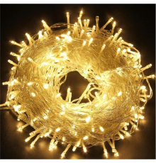 10m 100 Led Boncuk Lamba Gün Işığı Şeffaf kablo MZ-18-2