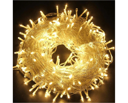 10m 100 Led Boncuk Lamba Gün Işığı Şeffaf kablo MZ-18-2