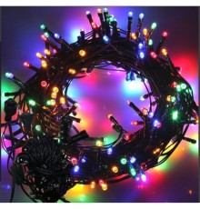 10m 100 Led Boncuk Lamba RGB Işık Siyah Kablo MZ-18-10