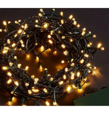 10m 100 Led Boncuk Lamba Gün Işığı Siyah Kablo MZ-18-4