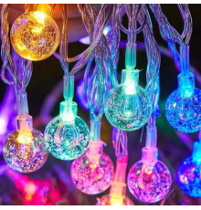 3m 20 Led Kristal Top RGB Pilli MZ-308