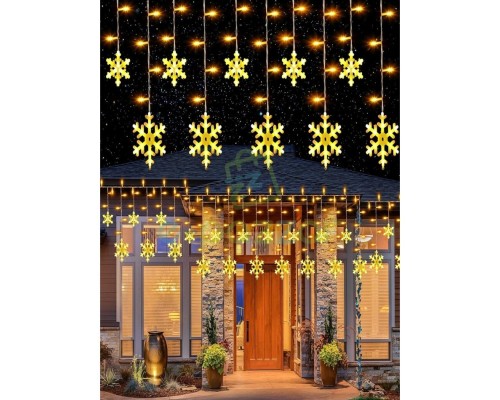 3m 12 Saçaklı 12 Kar Tanesi 8 Fonksiyonlu MZ-16-14