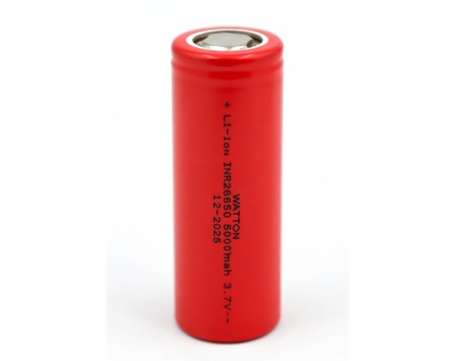 Watton INR 26650 5000mAh 3.7V Li-ion Şarj Edilebilir Pil - Kırmızı