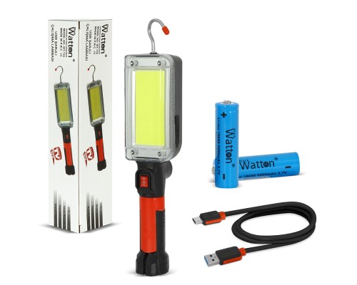 Usb Şarjlı Oto Tamirci Çalışma Lambası Watton Wt-733