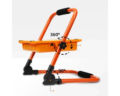 Watton WT-734 P70 LED Solar Panel Şarjlı Taşınabilir Projektör (176 SMD + Yan LED)