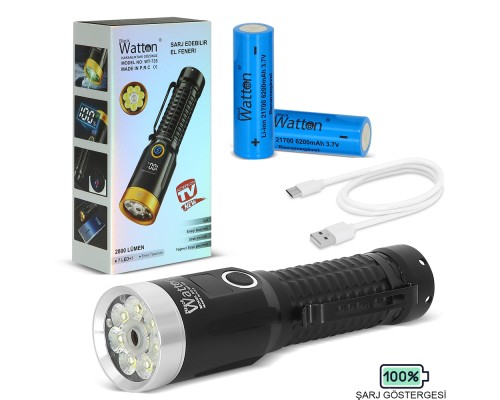 2800 LÜMEN ÖZEL SERİ YEŞİL LAZER ÖZELLİKLİ MIKNATISLI WATTON WT-735